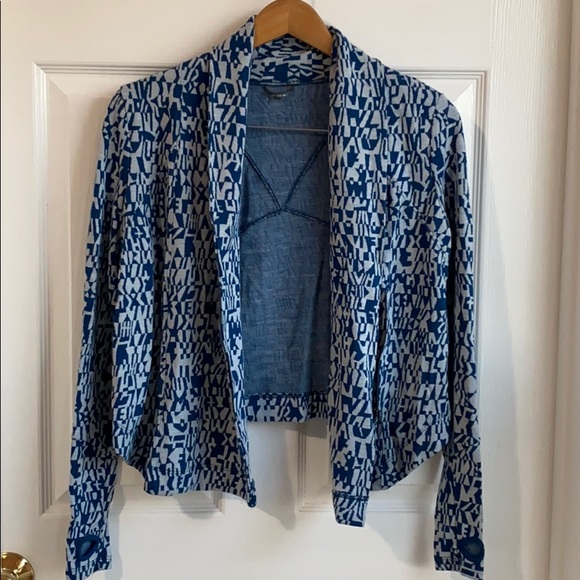 Oiselle Wazzie wool asymmetric cardigan - Picture 7 of 7